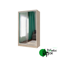 Шафа-купе Київський стандарт 2-дверна із дзеркалами 100x240x60 см
