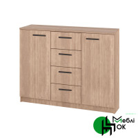 Комод MebelStar 2-дверний з 4 шухлядами 120 см